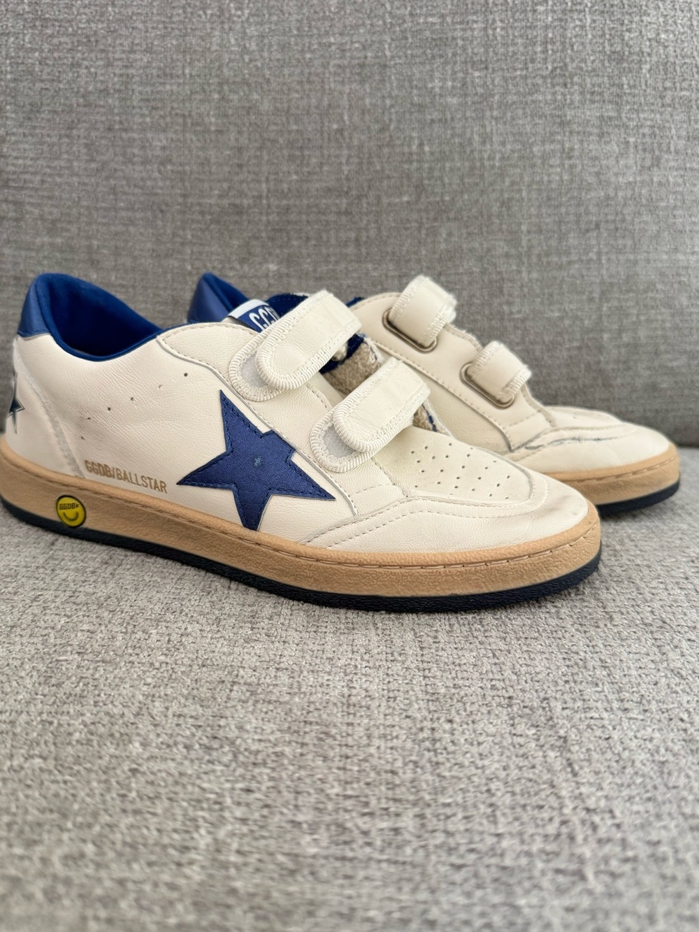 Golden Goose Ballstar Nappa Under Laminated Star Boys Shoes NWOT - Picture 9 of 11